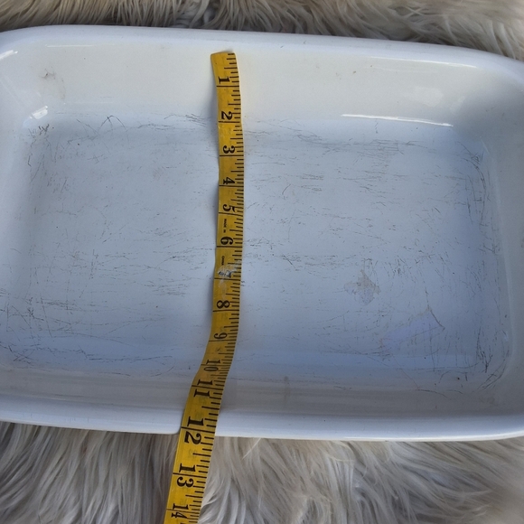 Vintage Corning Ware Rare Cornflower P-76 Rectangular Roasting/ Lasagna dish - Picture 7 of 15